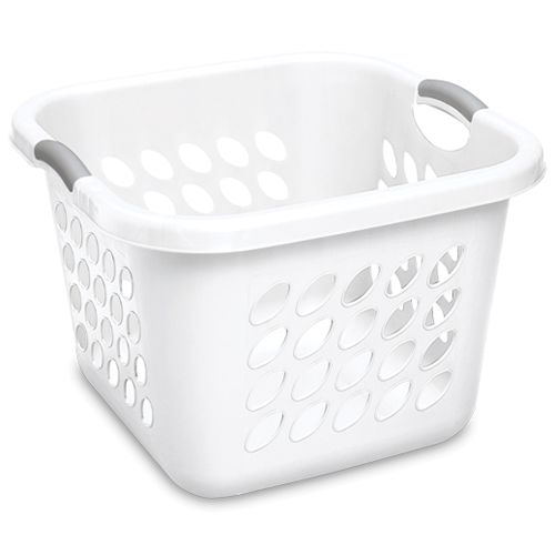 1.5 Bushel Ultra Laundry Basket, White